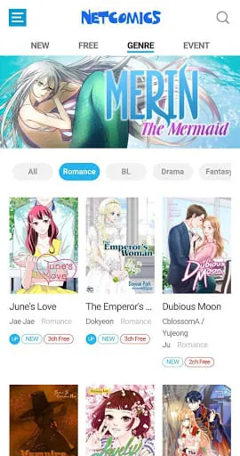 NETCOMICS - Webtoon & Manga