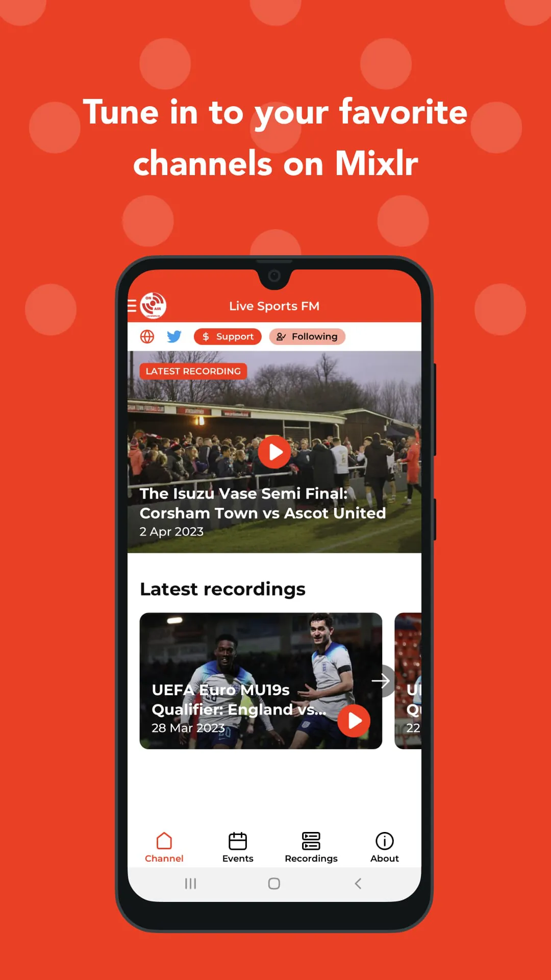 Mixlr - Listen to live audio
