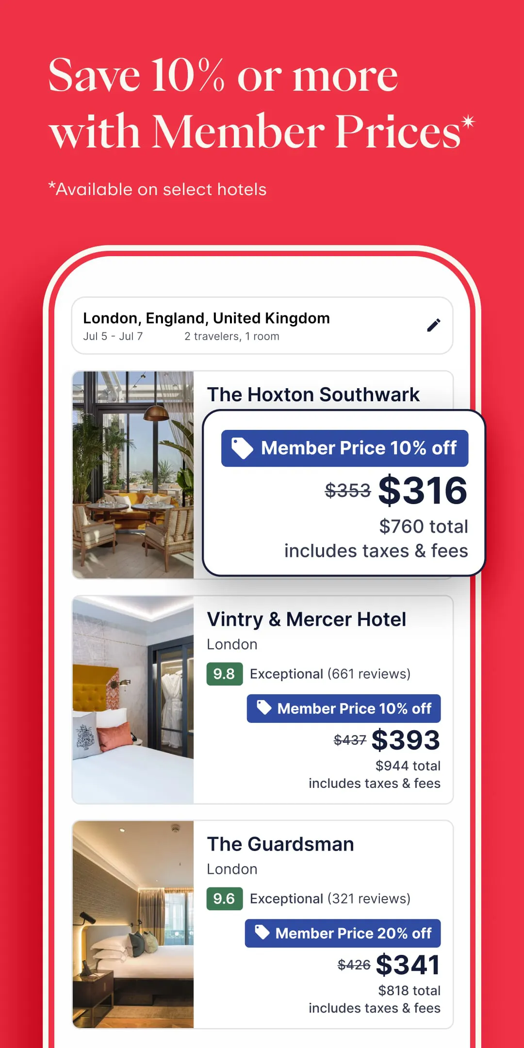 Hotels.com: Travel Booking