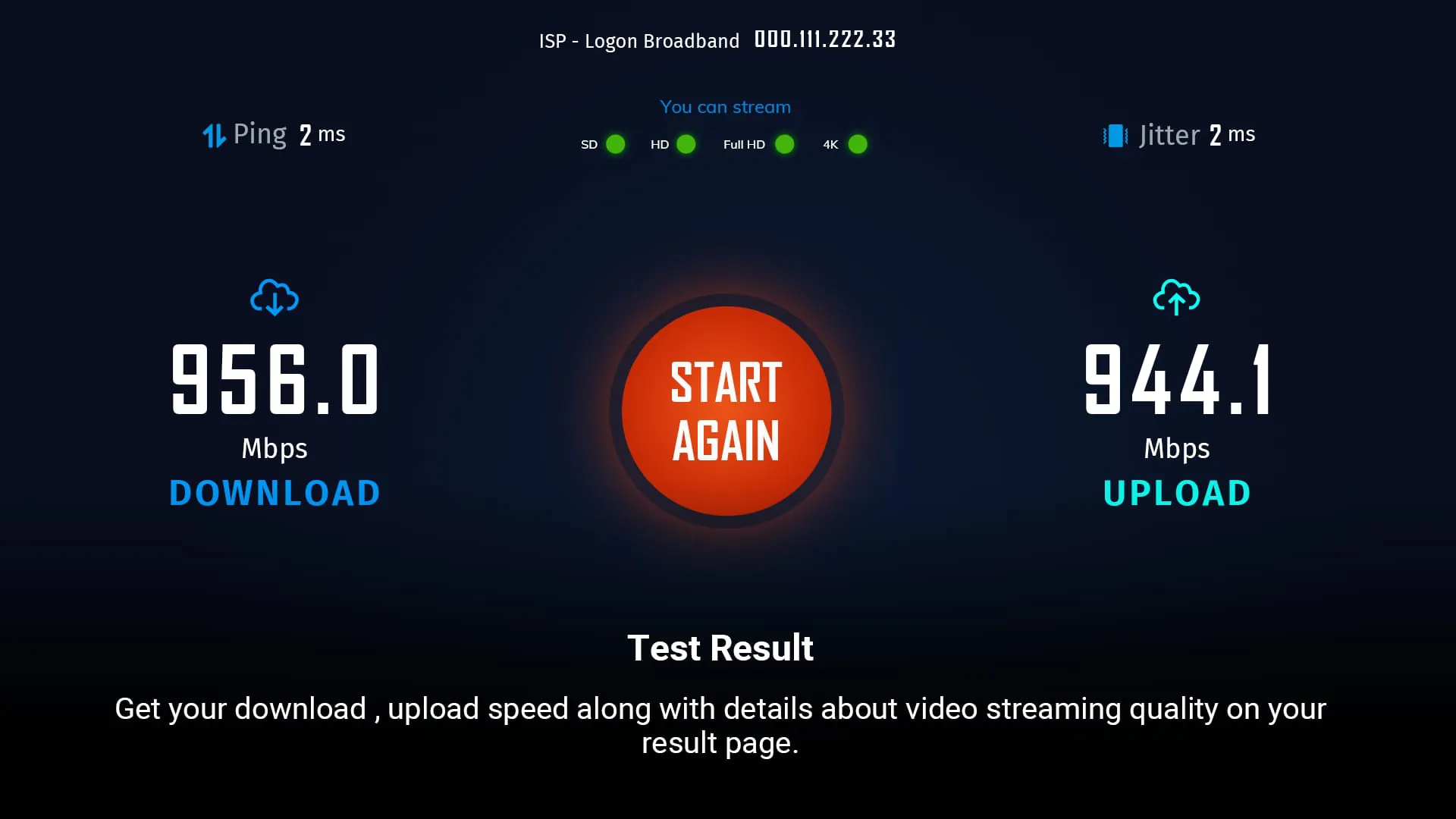 Internet Speed Test