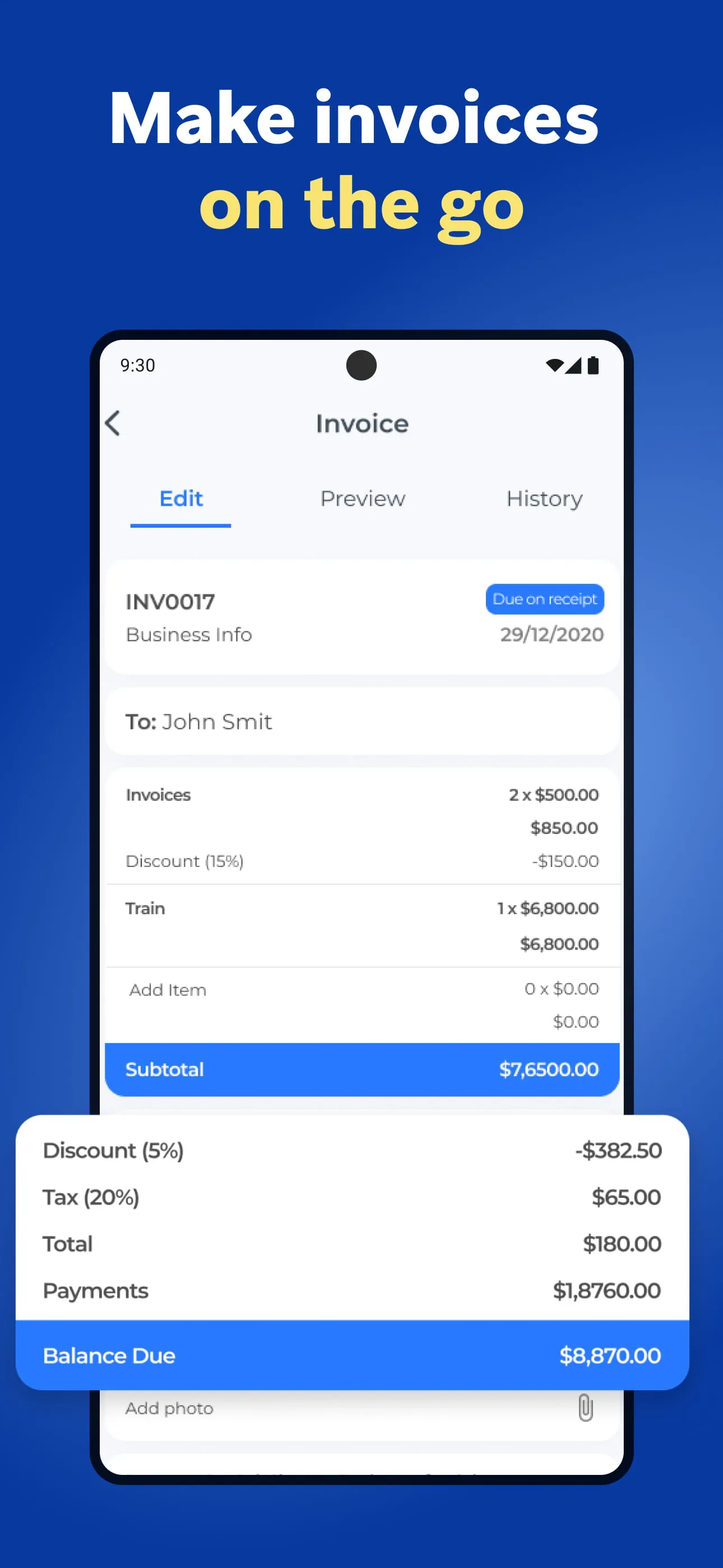 Zintego - Invoice Maker