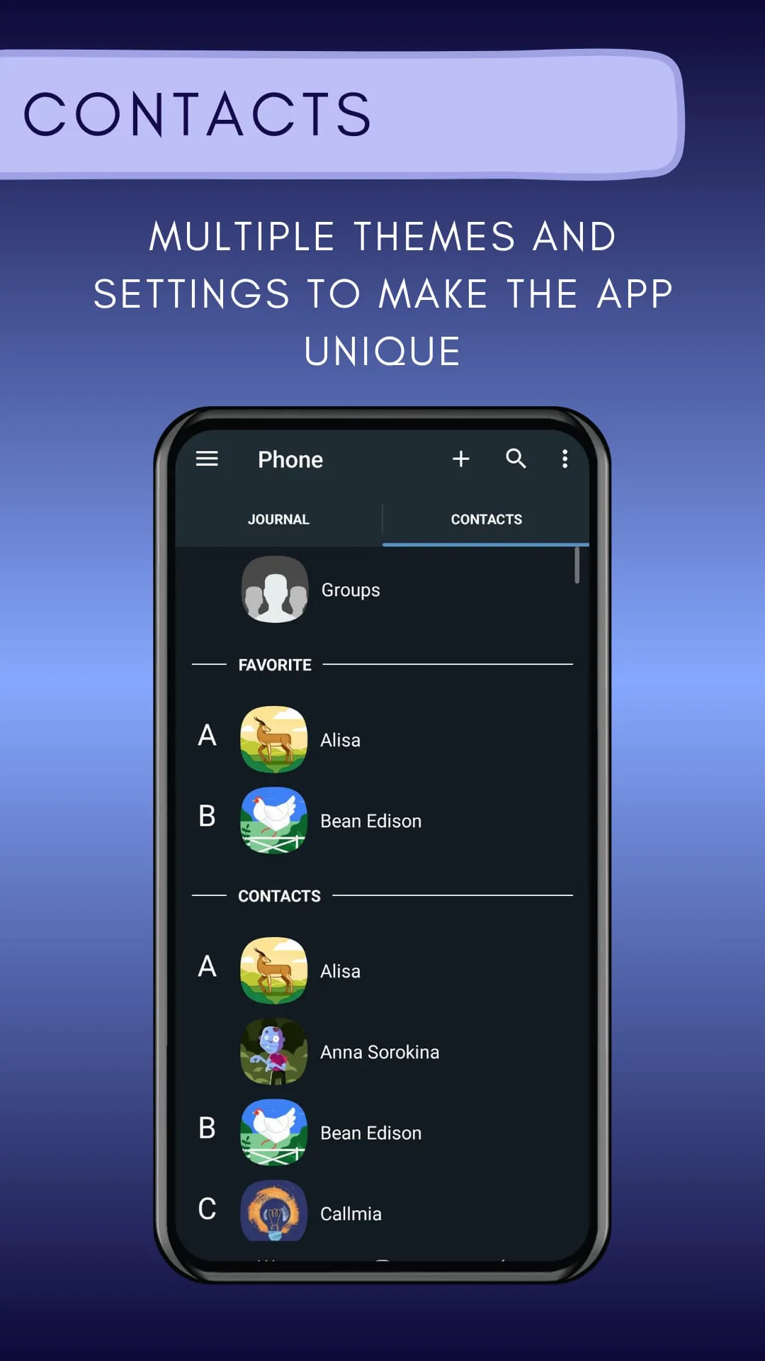 Phone + Contacts & Calls