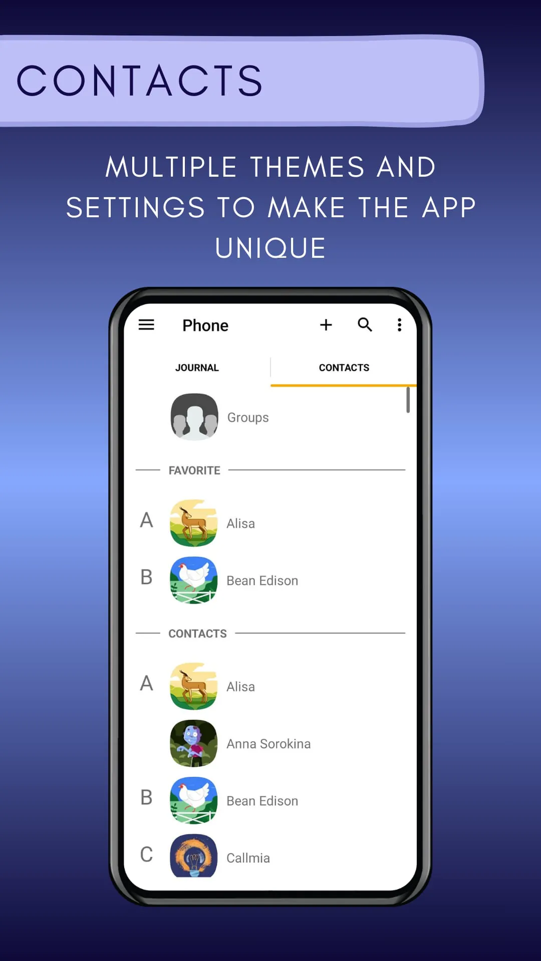 Phone + Contacts & Calls