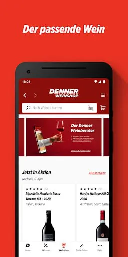 Denner – Aktionen und Weinshop