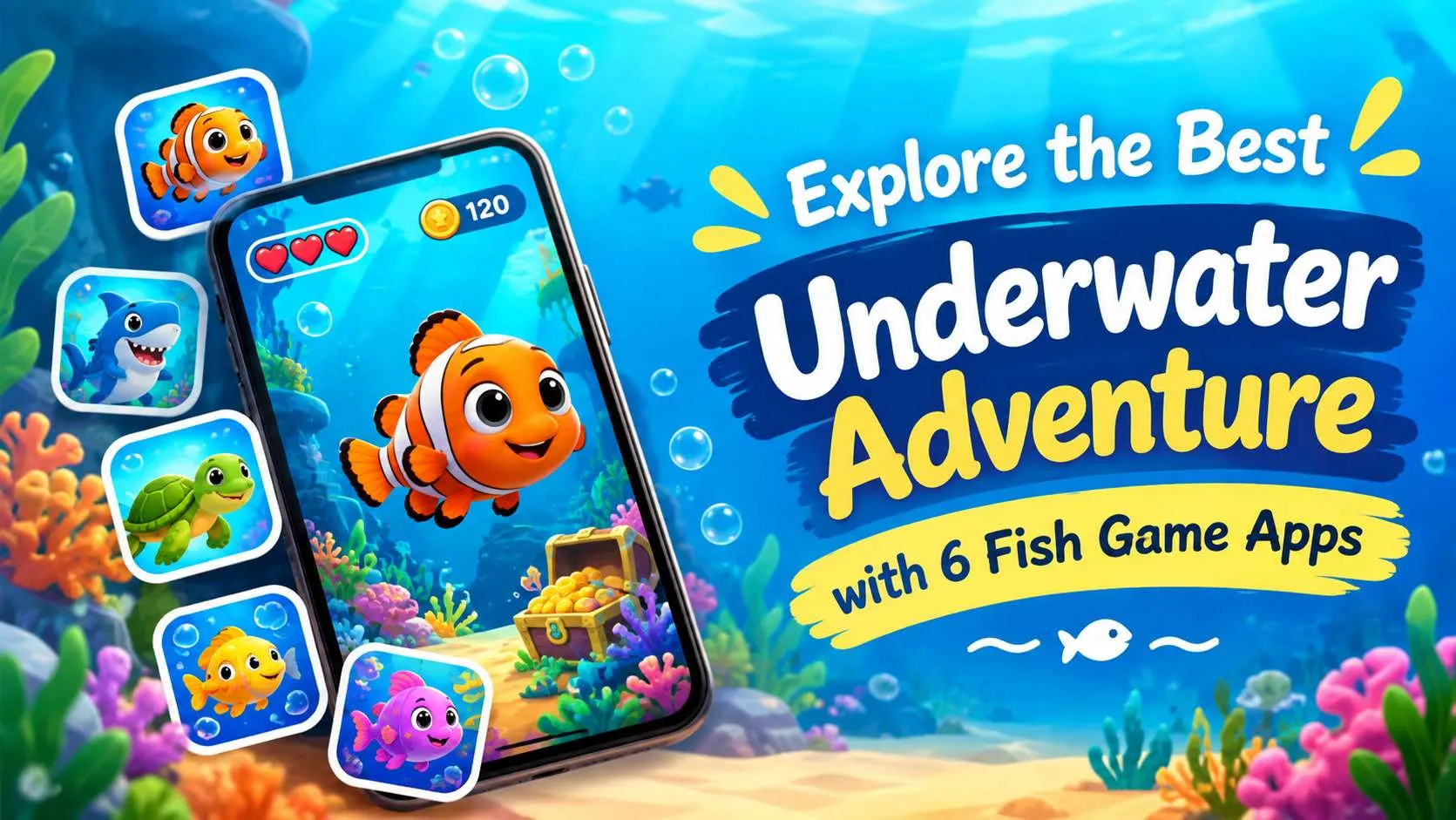 Explore the Best Underwater Adventure with 6 Fish Game Apps