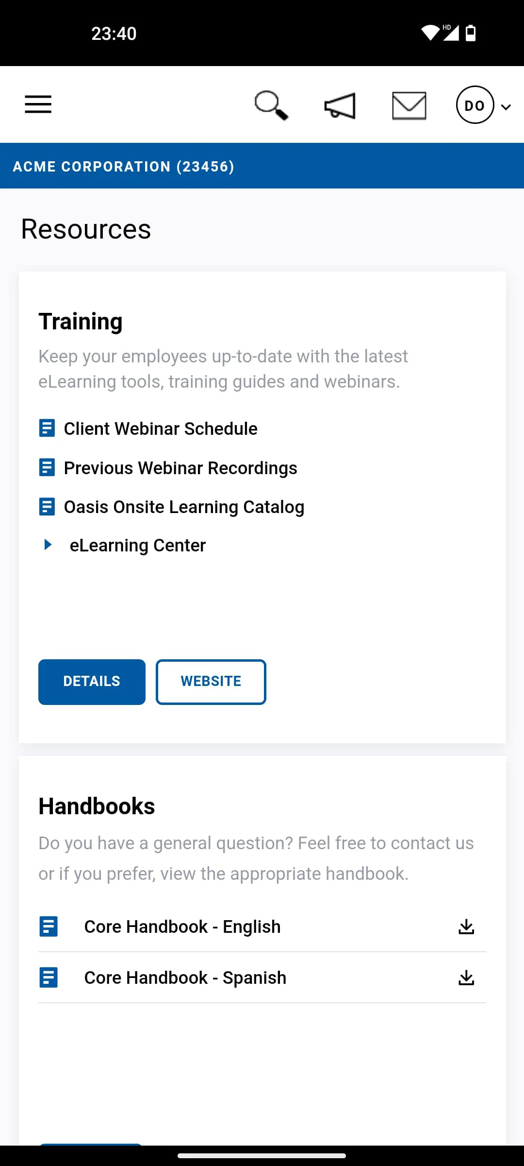 Paychex Oasis Employee Connect