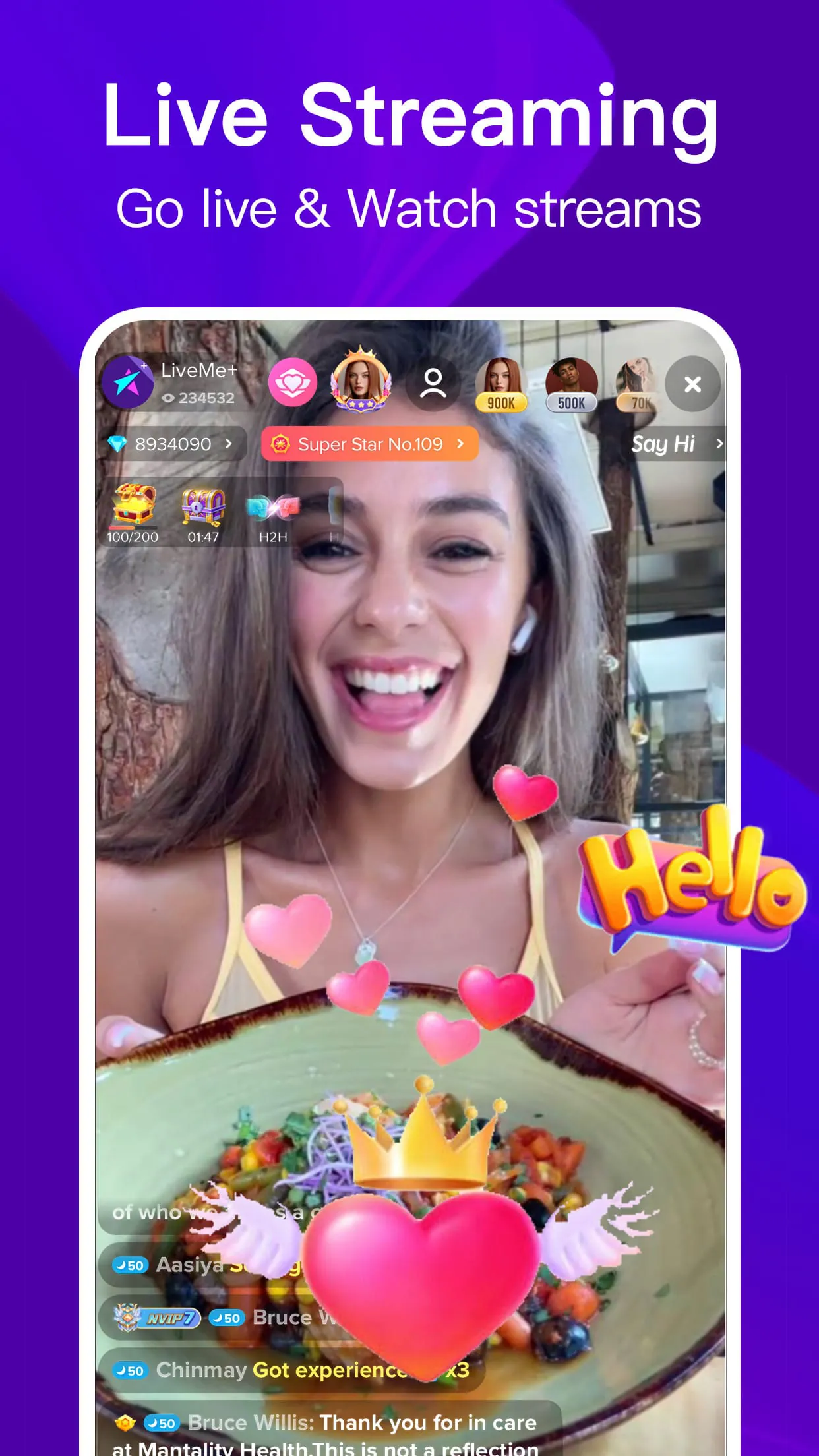 LiveMe+: Live Stream & Go Live