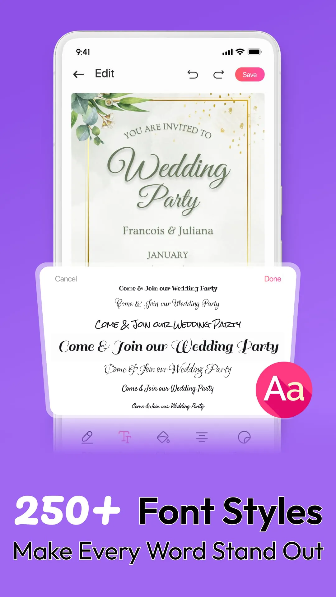 Stylish Invitation Card Maker