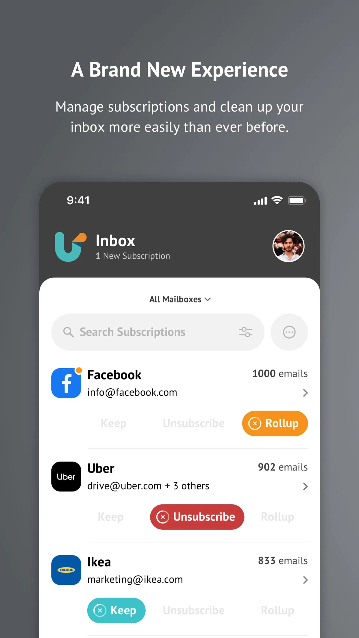 Unroll.Me - Email Cleanup
