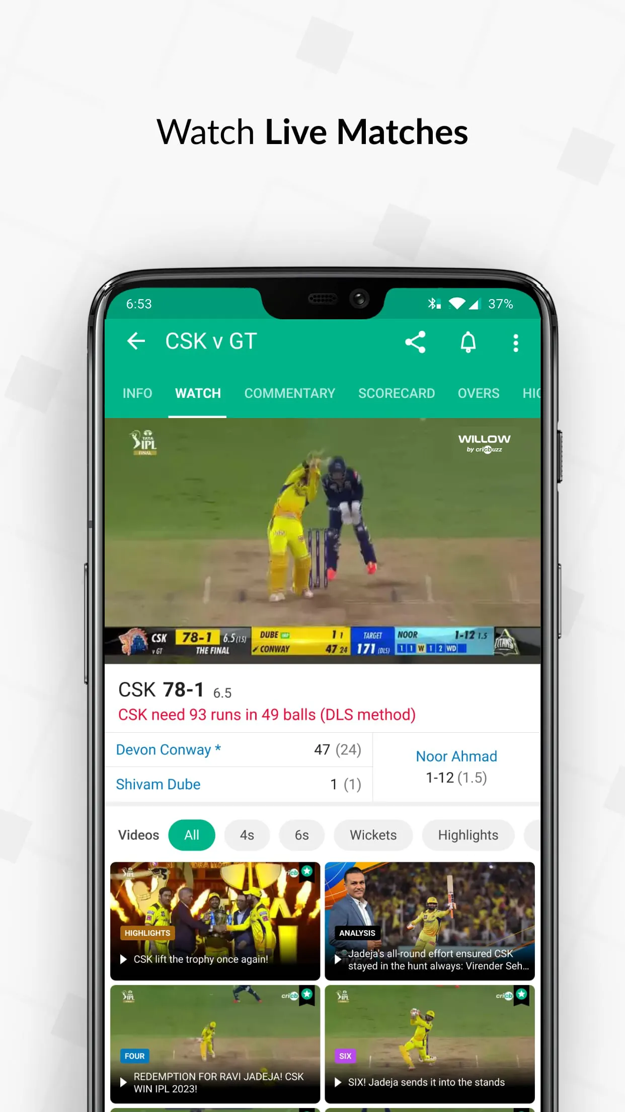 Cricbuzz - Live Cricket Scores