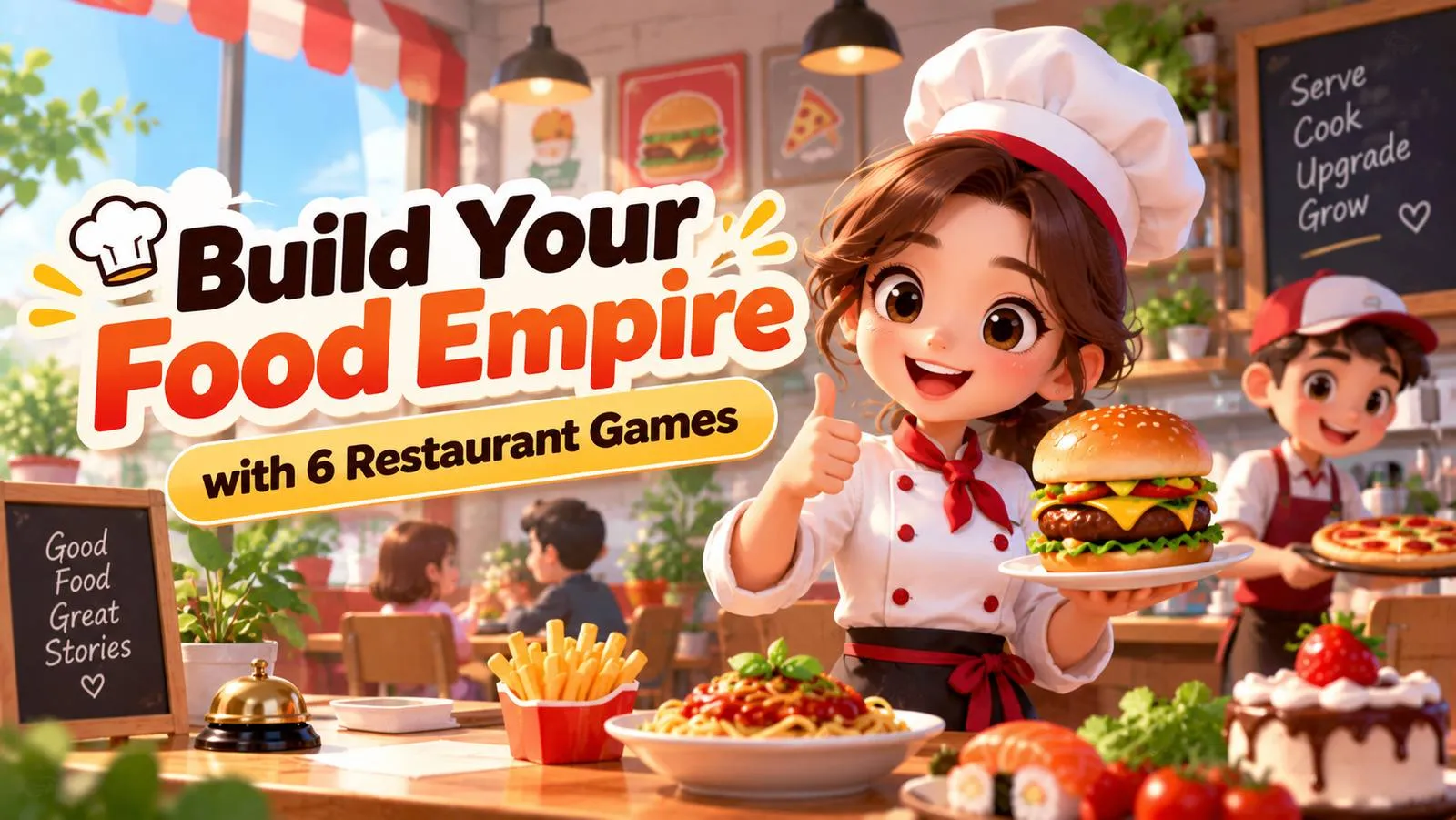 Build Your Food Empire with 6 Restaurant Games