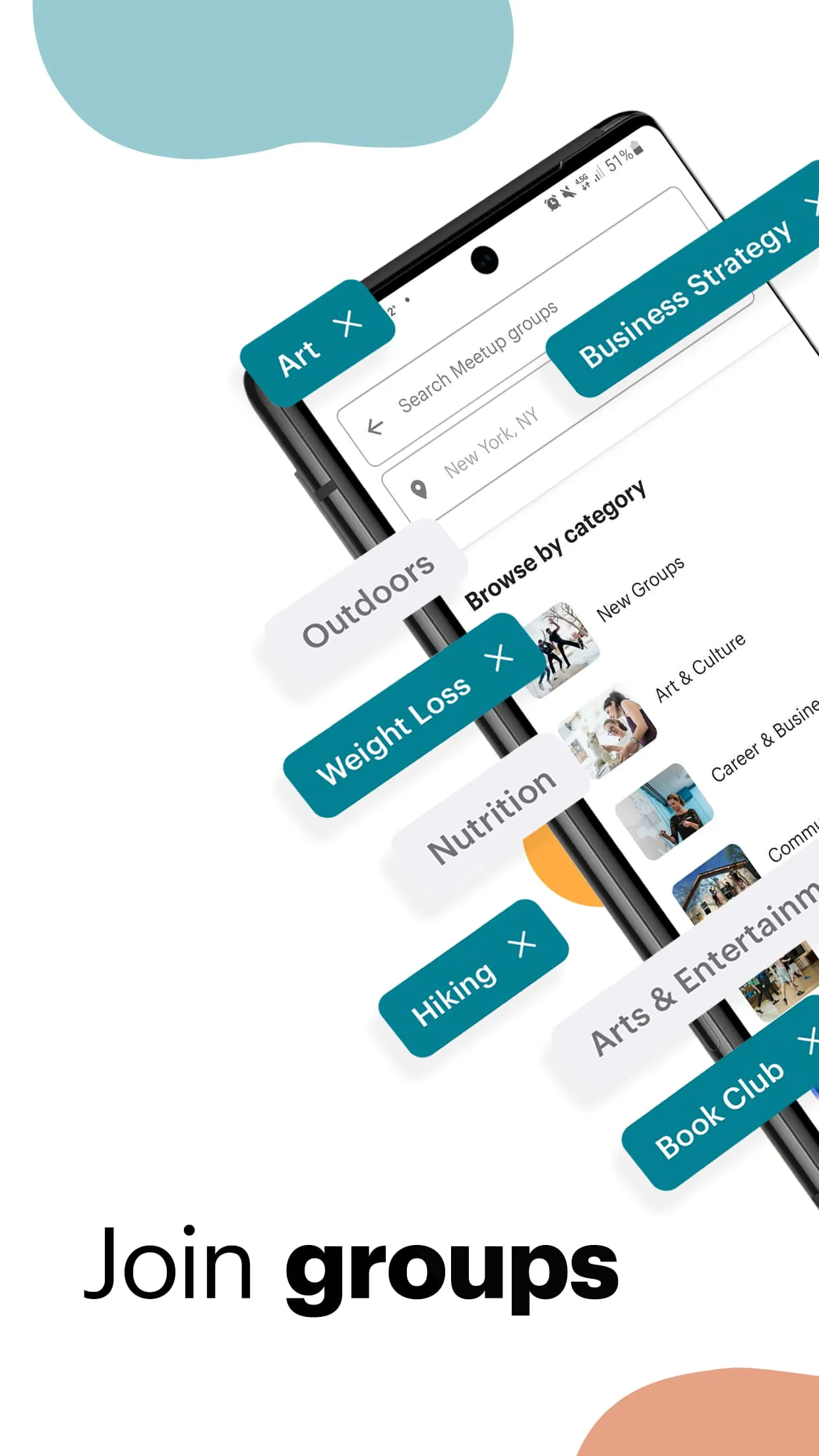 Meetup: Social Events & Groups