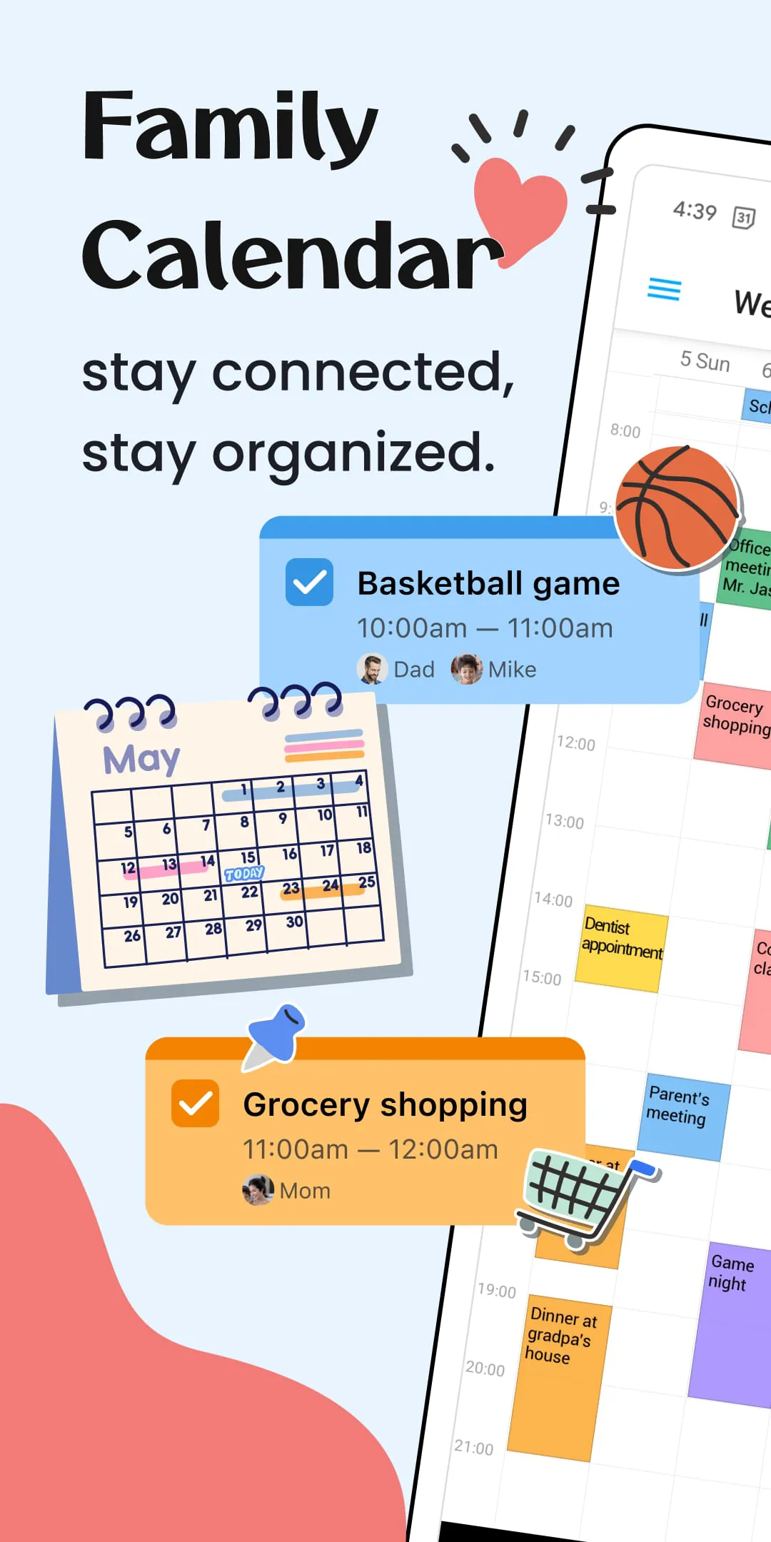 Family Shared Calendar: FamCal