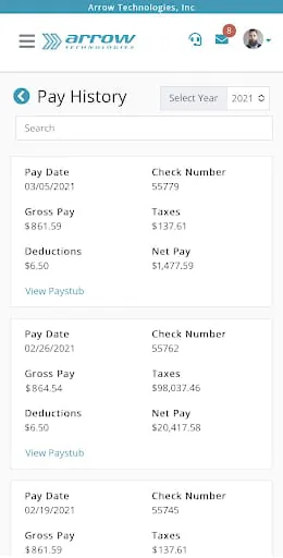 PrismHR Employee Portal
