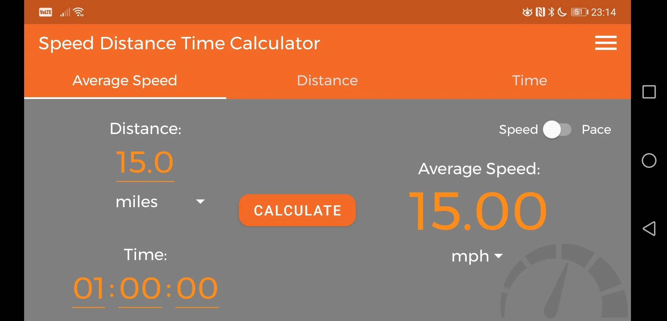 Speed Distance Time Calculator