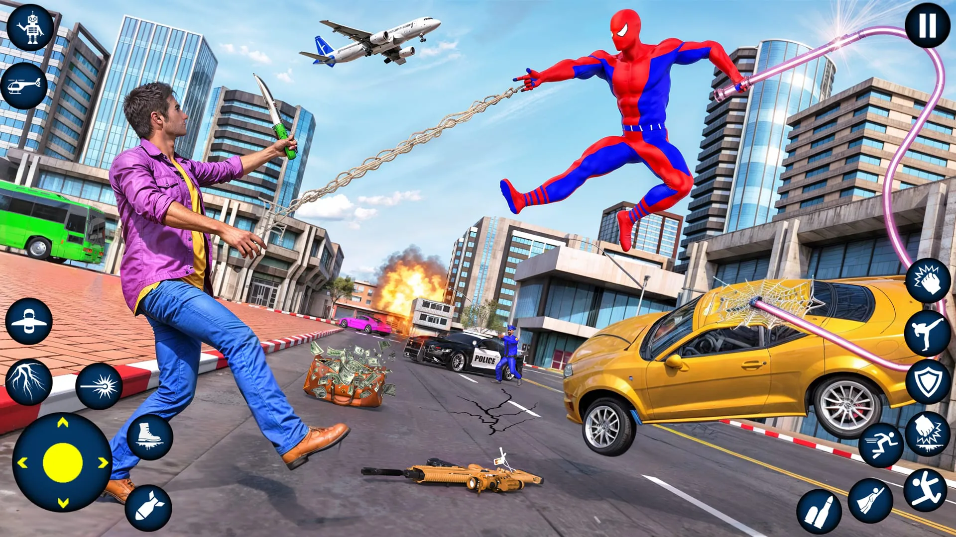 Spider Rope Hero: Spider Games