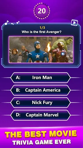 Movie Trivia - Quiz Puzzle