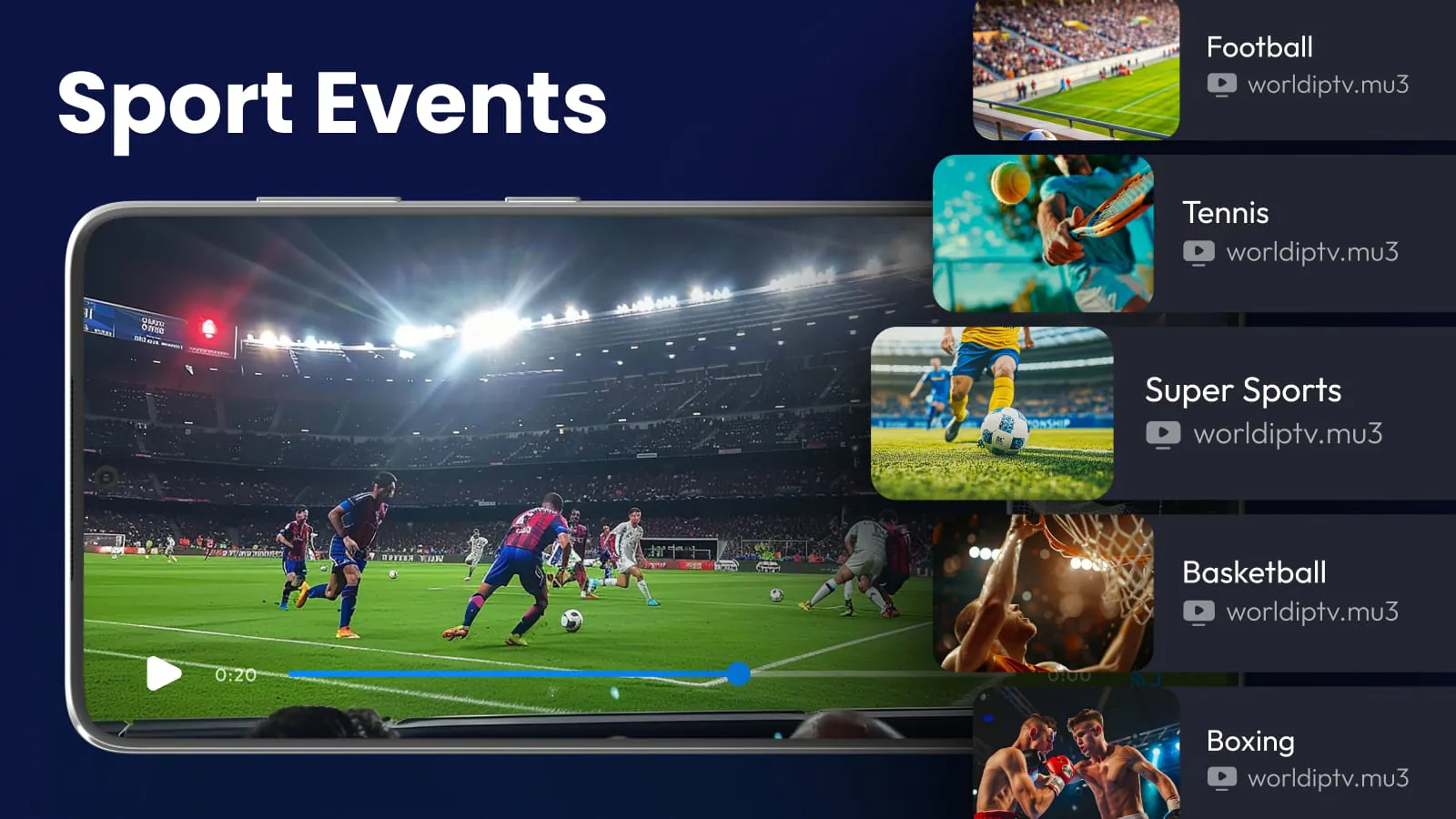 M3U IPTV Stream Player Lite