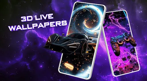 3D Live Wallpapers - 4K & 4D