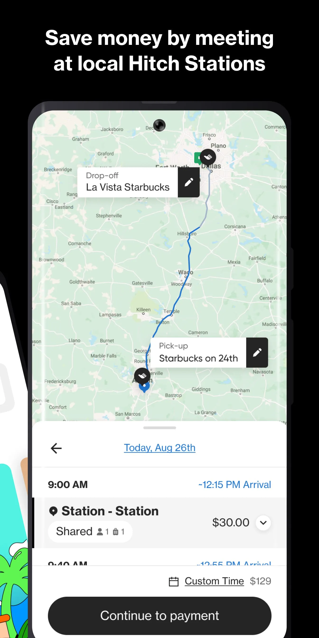 Hitch - Rides between Cities