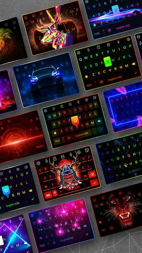 LED Keyboard: Colorful Backlit