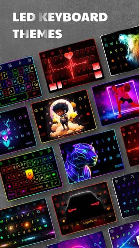 LED Keyboard: Colorful Backlit