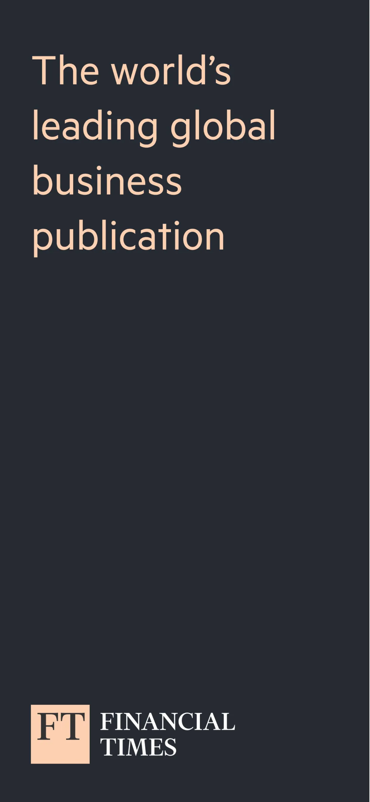 Financial Times: Business News