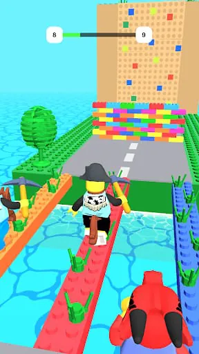 Brick Race: Construct & Merge