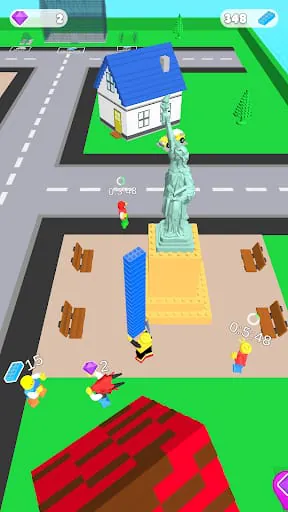 Brick Race: Construct & Merge