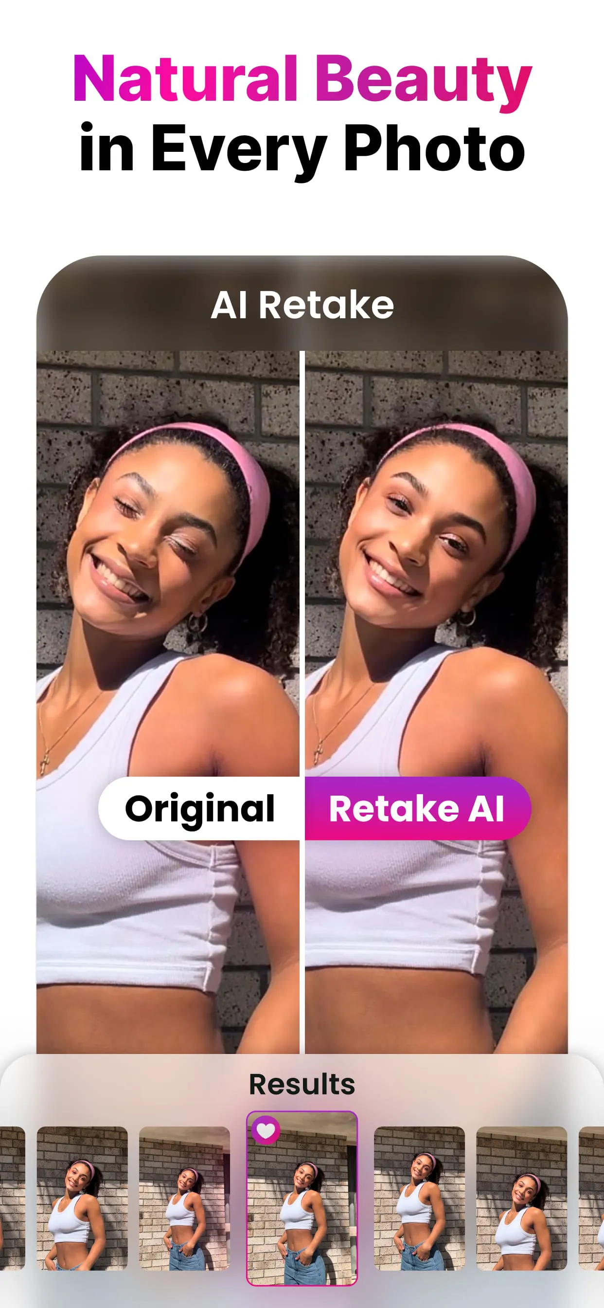 Retake AI: Face & Photo Editor