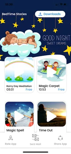 Bedtime Stories: Auto Sleep