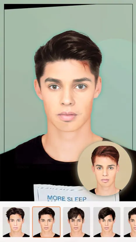 Hair try-on - hair styling