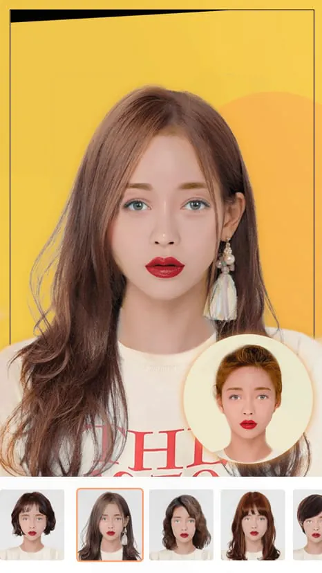 Hair try-on - hair styling