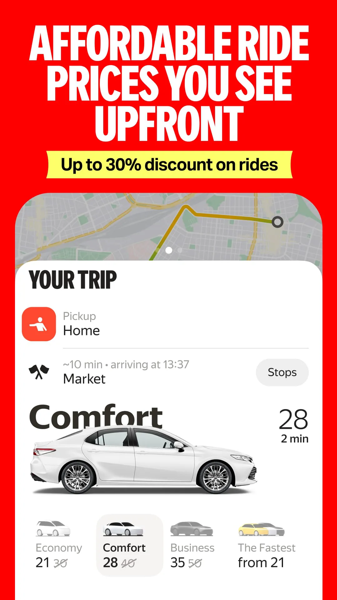 Yango — different from a taxi