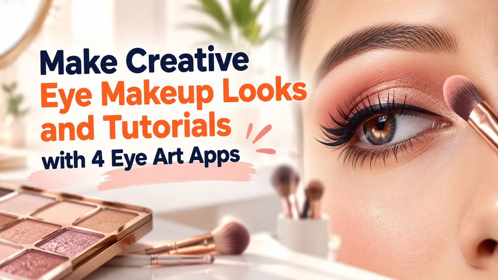 Make Creative Eye Makeup Looks and Tutorials with 4 Eye Art Apps