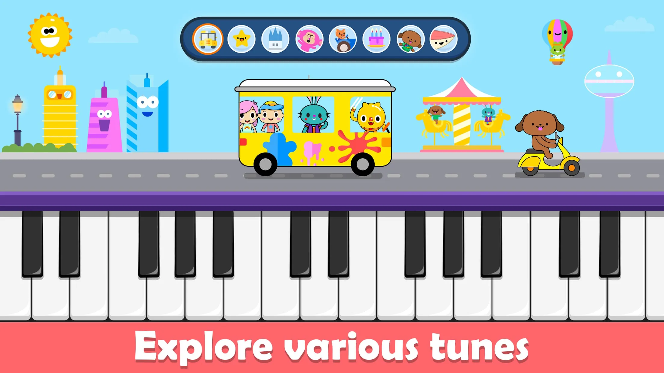 Toddler Piano and Music Games