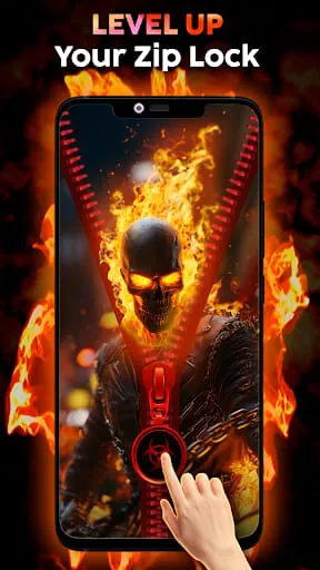 Zipper Lock Screen - Zip Lock