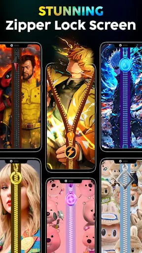 Zipper Lock Screen - Zip Lock