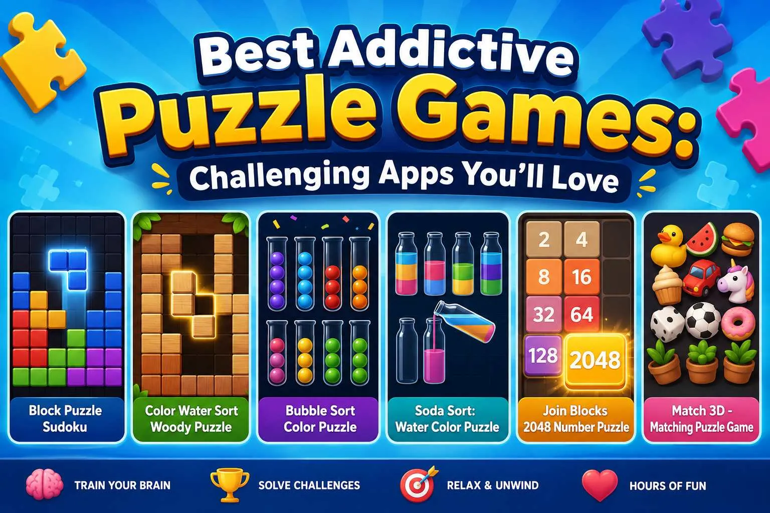 Best Addictive Puzzle Games: Challenging Apps You’ll Love