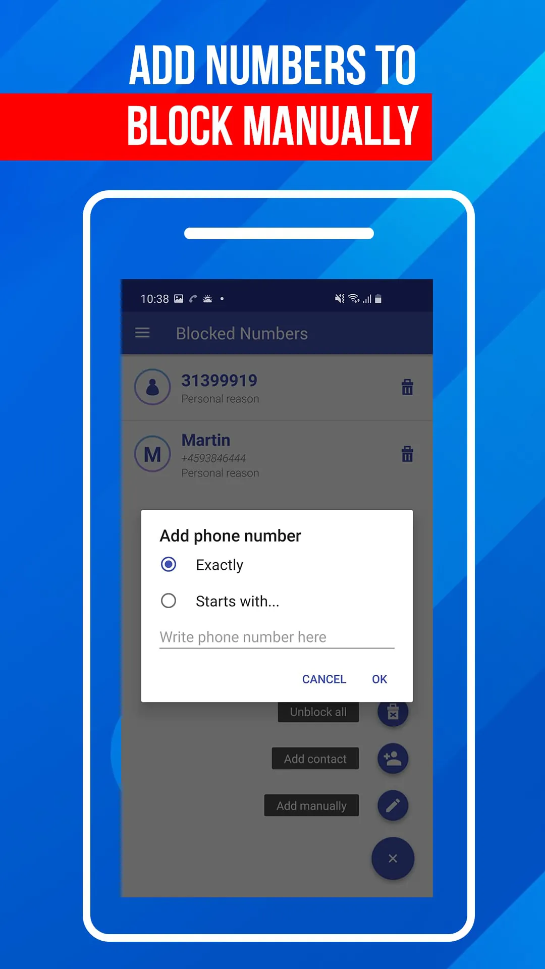 Call Block: Filter and Blocker