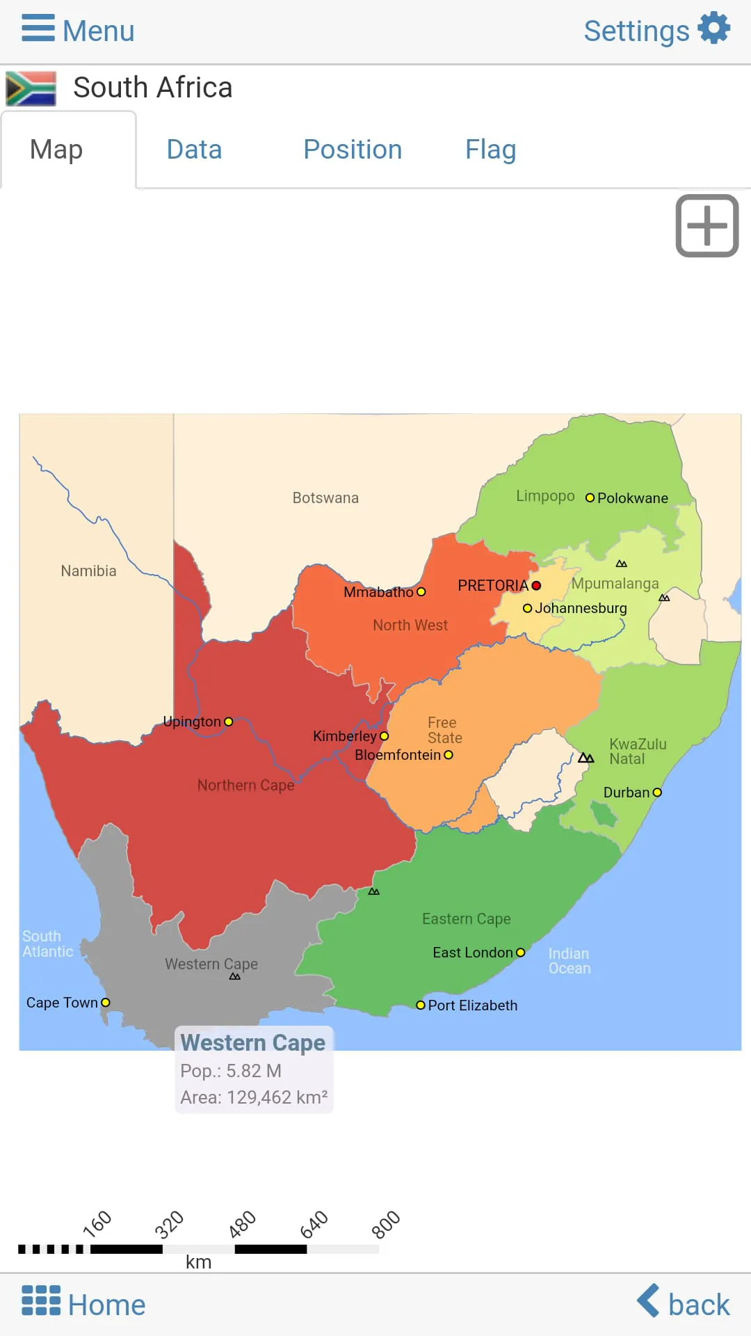 World atlas & world map MxGeo