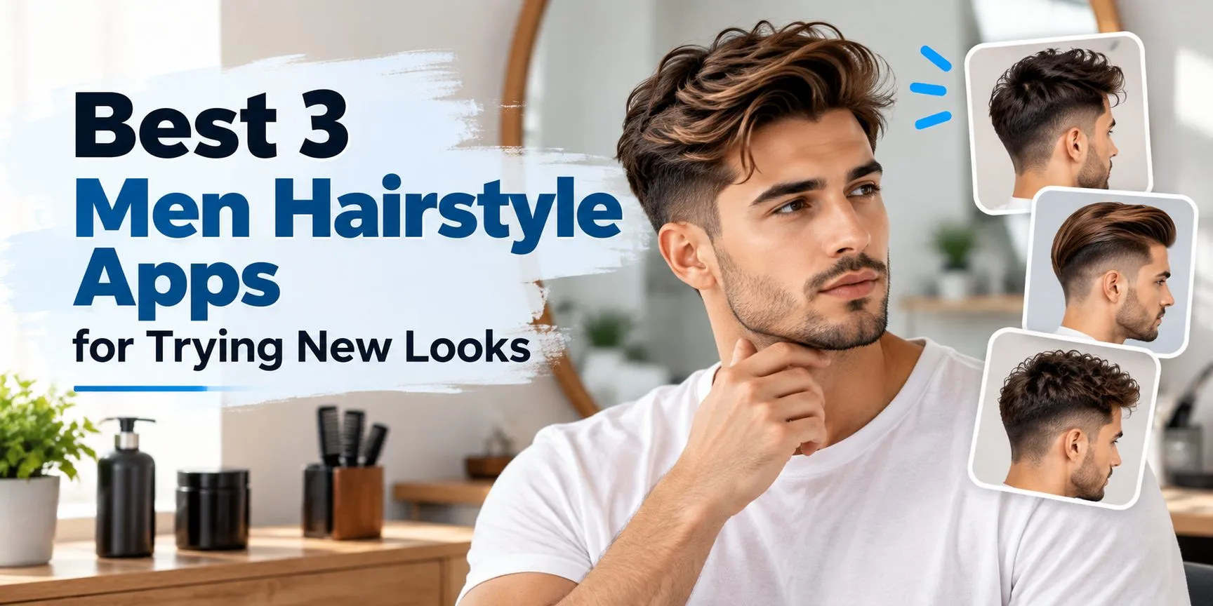 Best 3 Men Hairstyle Apps for Trying New Looks