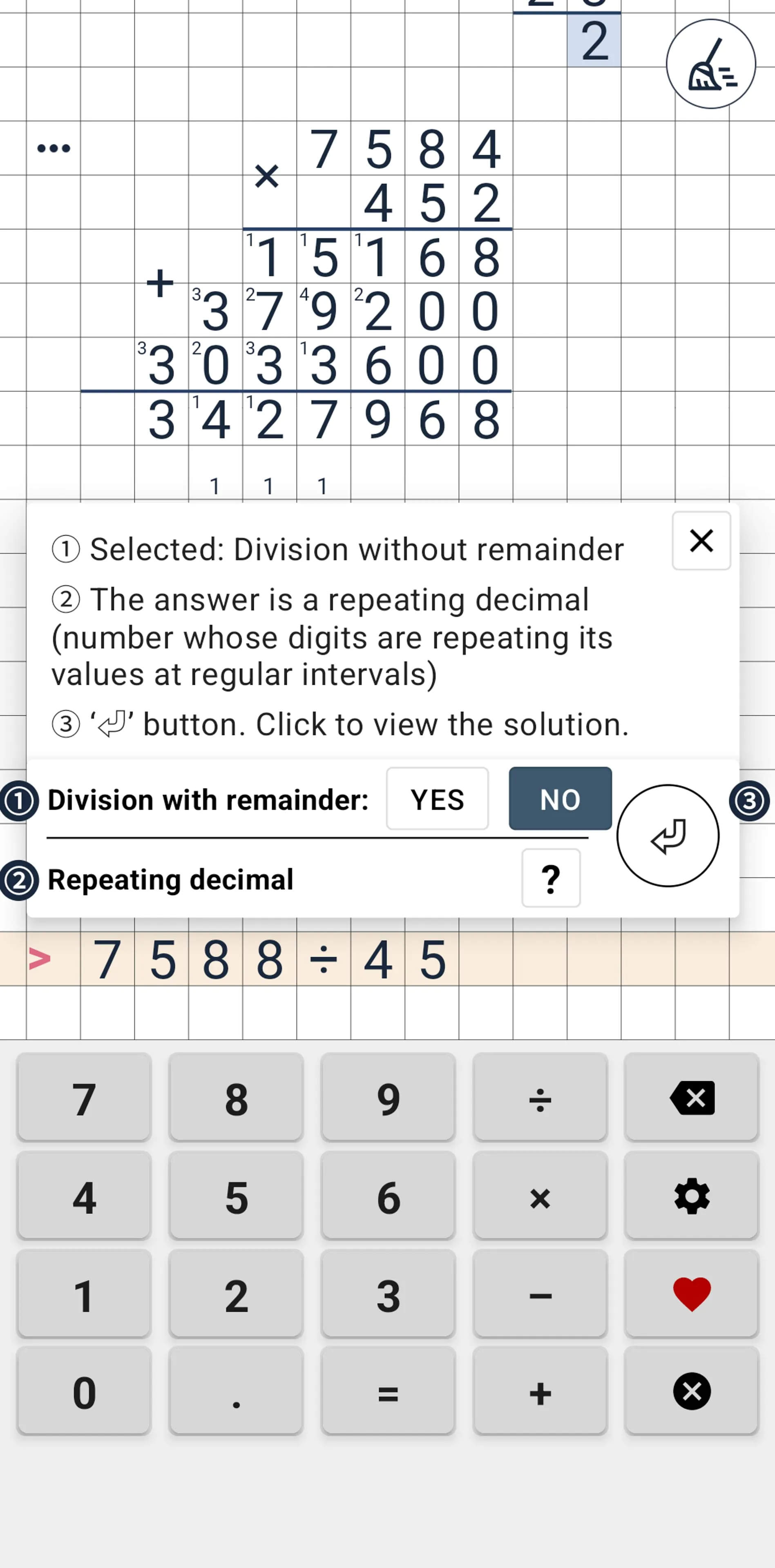 Division calculator