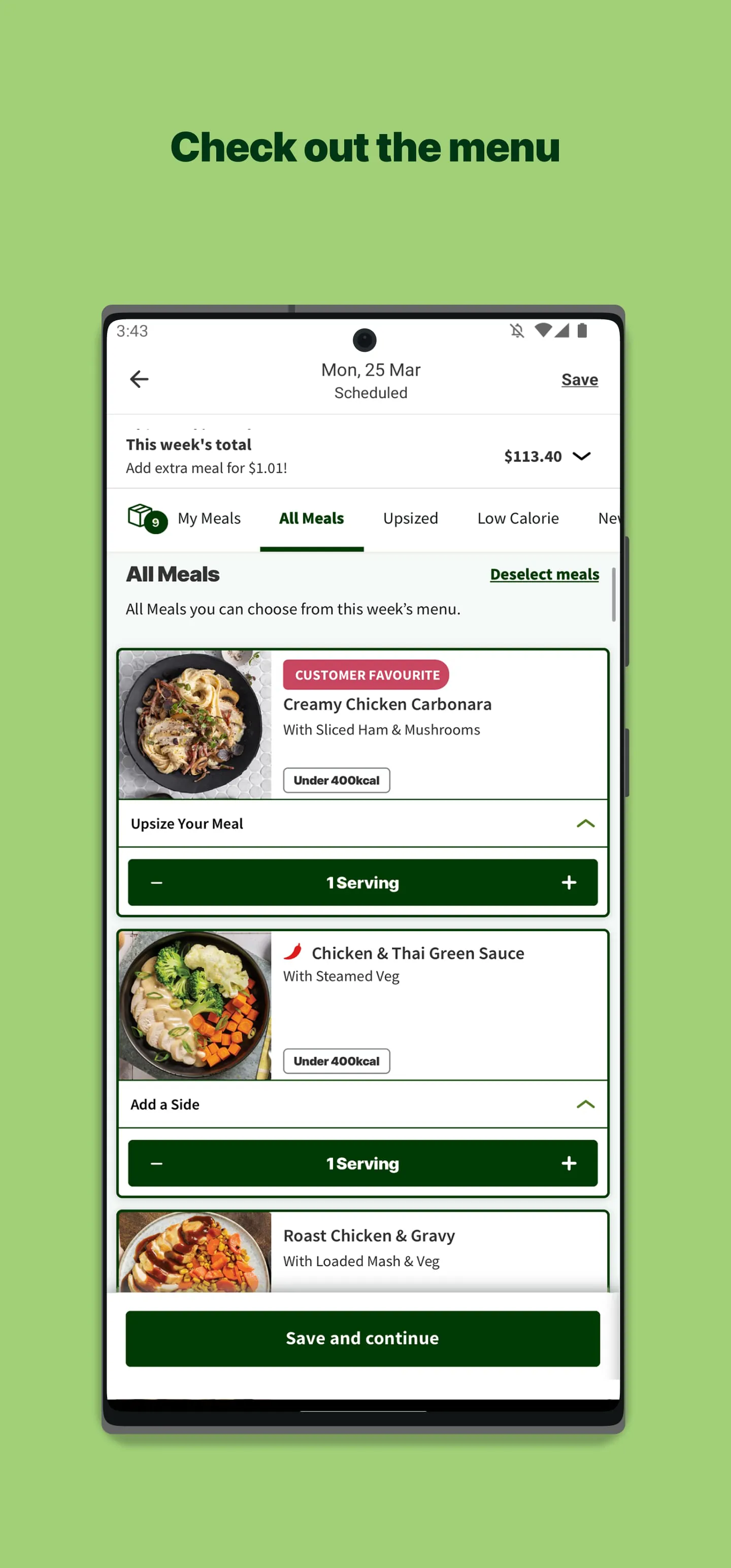 Youfoodz: Custom Meal Plan