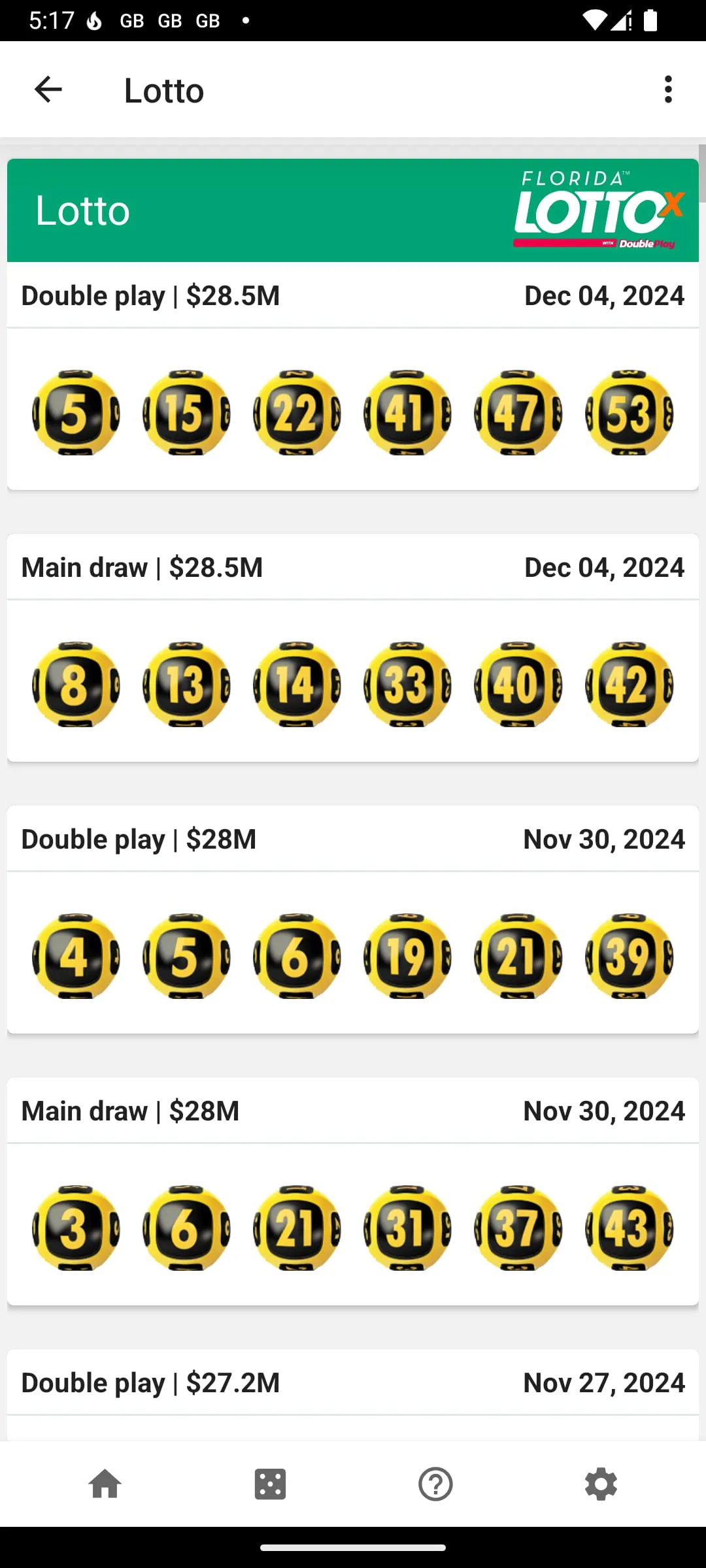 Florida: Numbers & Results