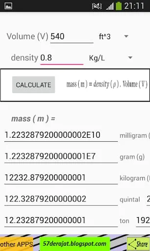Density Calculator