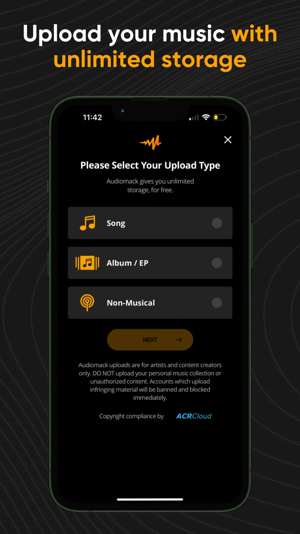 Audiomack Creator-Upload Music