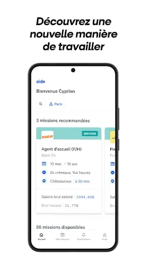 Side - flex jobs & temp work