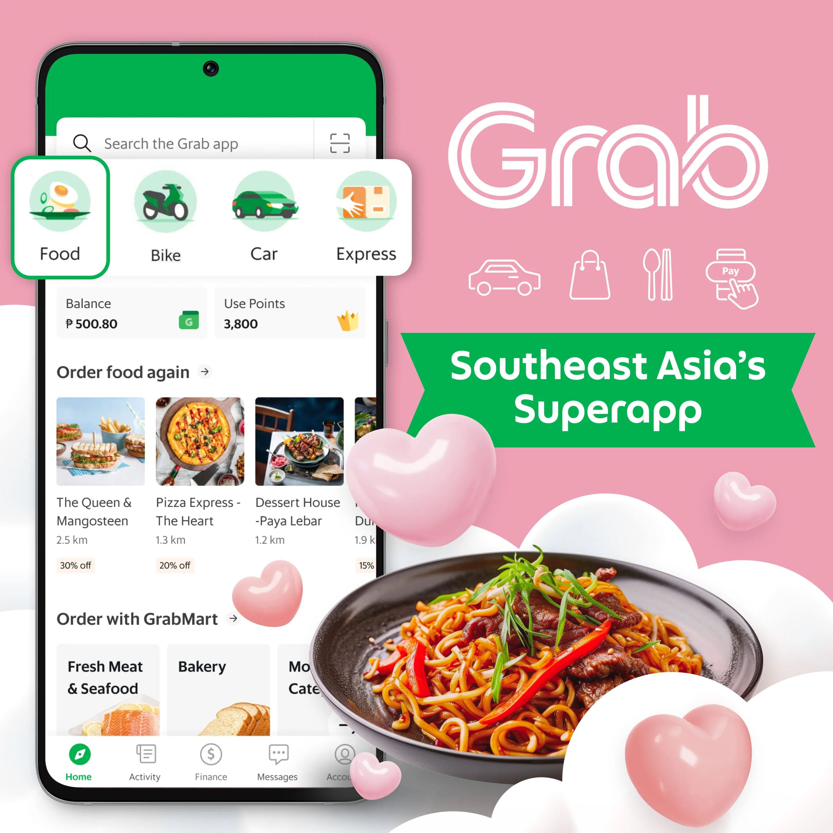 Grab - Taxi & Food Delivery