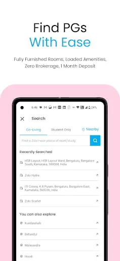 Zolo Coliving - Rent PG Online